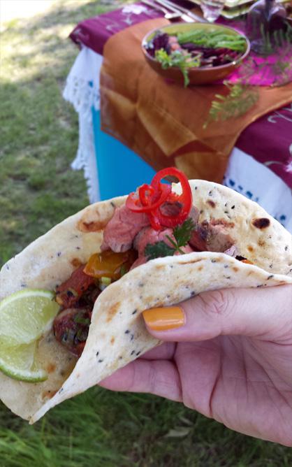 Mexicana Photoshoot Behind the Scenes The Horse Box flatbreads