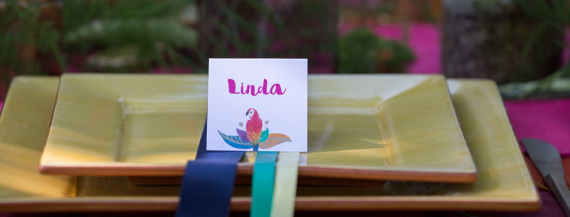 Table-scape setting from Mexican Photoshoot - credit bigphatphotos