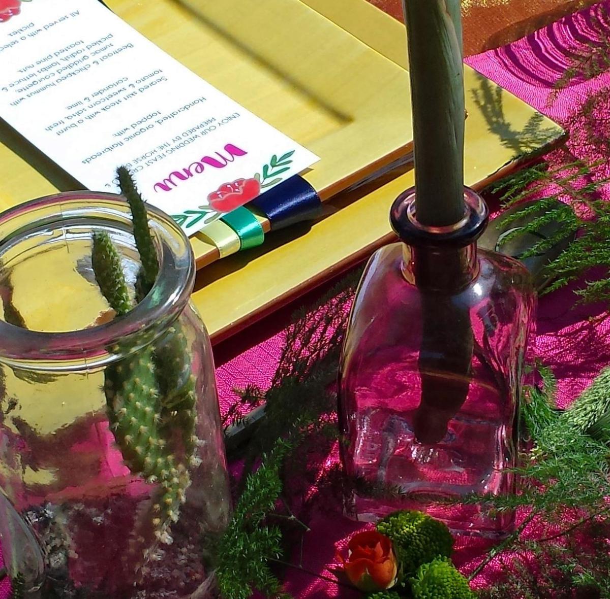 Mexicana Photoshoot Behind the Scenes - Frog & Pencil Menu Tablescape