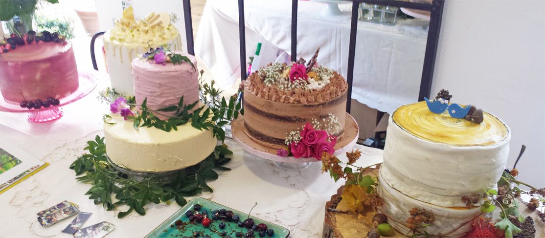 Oxnead Wedding Show bakes by Buns of Fun