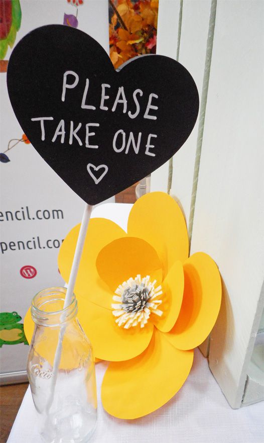 Frog & Pencil signage for the Oxnead Wedding Show.