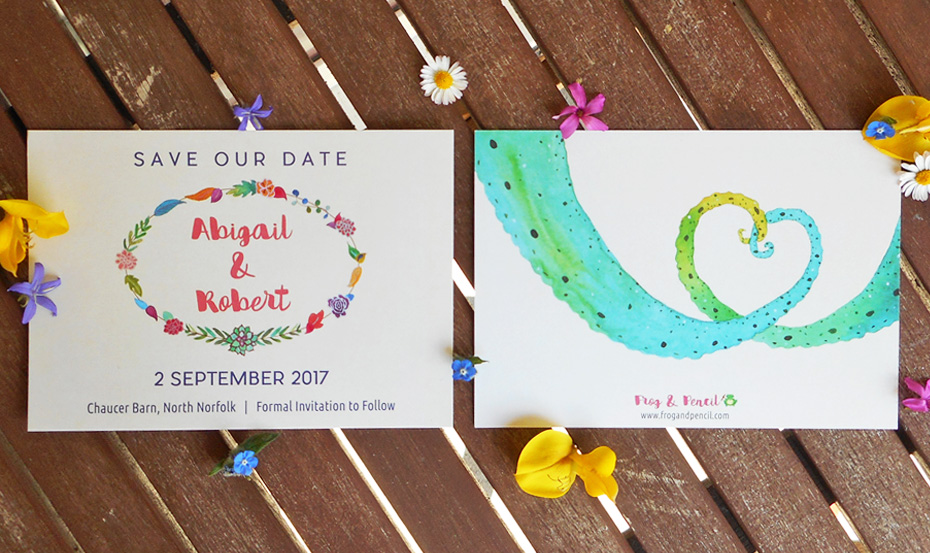 Abi & Rob's Wedding Save our Date