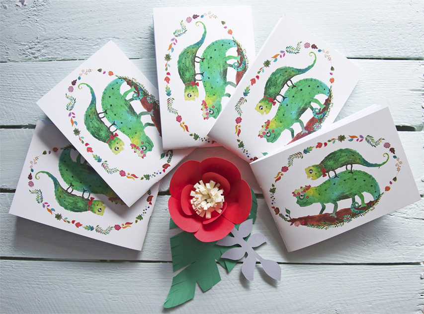 Abi & Rob Little Bespoke Book Wedding Invitations fanned out.