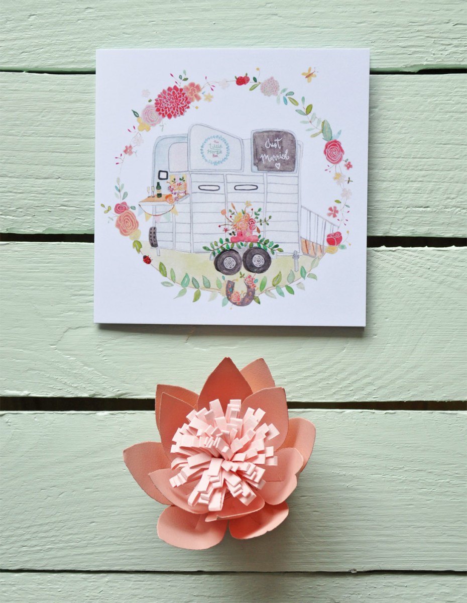 The Little Horse Box card