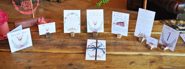 Boho-Tipi wedding stationery collection.